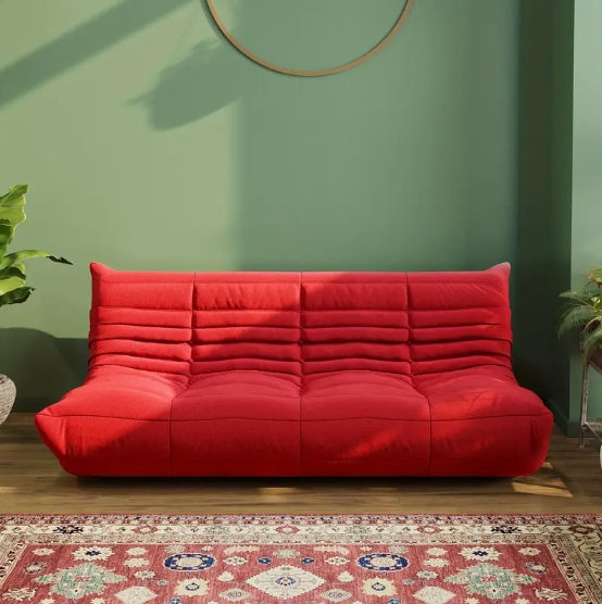 Soft Mohair Lazy Floor Sofa, 69" Fireside Chair, Oversized Armless Accent Bean Bag Couch For Living Room Bedroom Salon Office