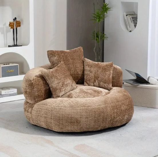 Bean Bag Chair Lazy Sofa Durable Comfort Lounger High Back Bean Bag Chair Couch Fit for Office