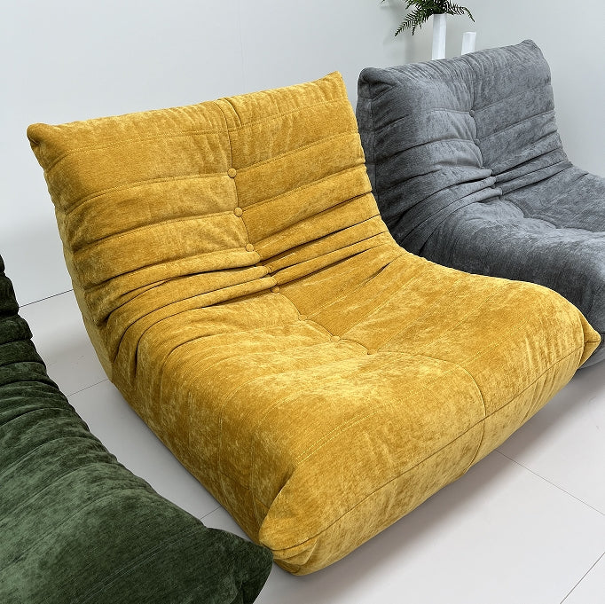 Caterpillar Compression Sofa Lazy floor  bean bag chair, memory foam sofa  fireside sofa living room bedroom office dormitory outdoor adult