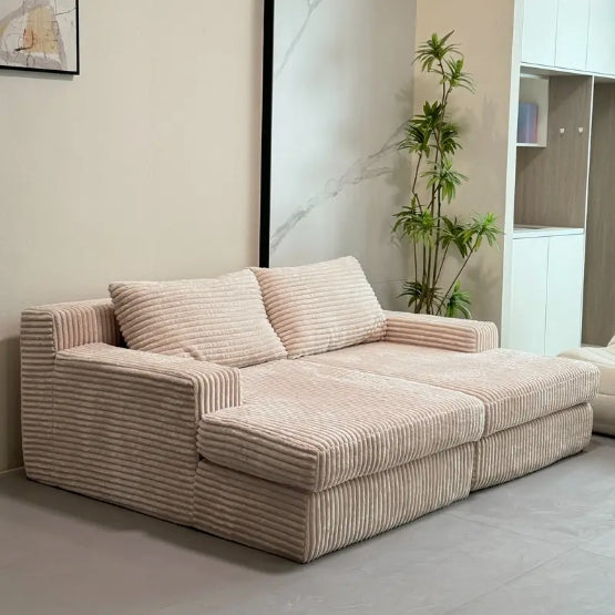 [Plush Sofa Bed] Thick Plush Sofa Bed, Sofa Bed - Suitable For Single, Double Or Family Use - For Rooms, Living Rooms, Apartments, Game Rooms, And Leisure Chairs