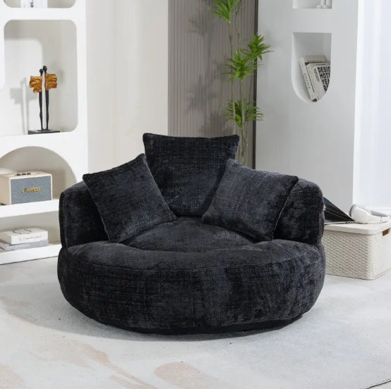 Bean Bag Chair Lazy Sofa Durable Comfort Lounger High Back Bean Bag Chair Couch Fit for Office