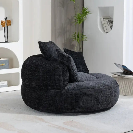 Bean Bag Chair Lazy Sofa Durable Comfort Lounger High Back Bean Bag Chair Couch Fit for Office