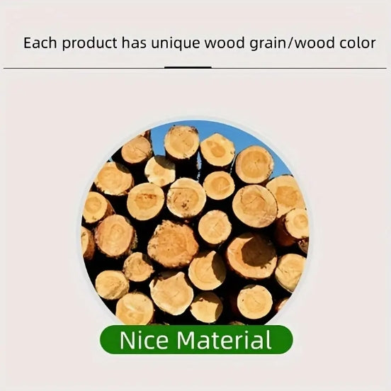 [Rotating Solid Wood Organizer] Rotating Desktop Organizer - Multi-Tier Solid Wood Storage Rack with Key Tray