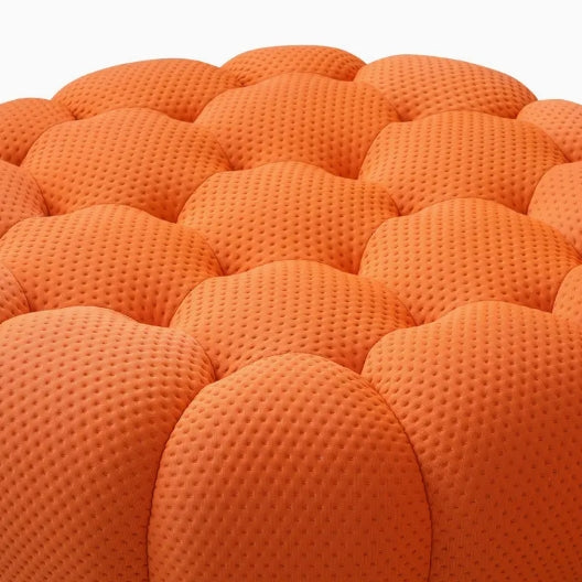 [Bubble Sofa Chair] Oversized Bubble Sofa Chair - Modern Upholstered Lazy Floor Couch with 3D Honeycomb Shape Curved Design for Living Room, Office, Apartment