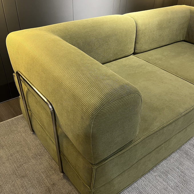 Compression Sofa , with Removable Frame and Deep Seat, Combination and Folding Base, Living Room and Bedroom Vacuum Velvet Fabric Modular Combination