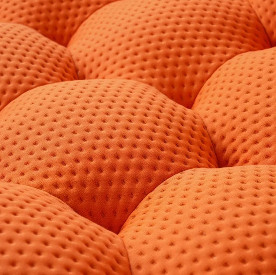 [Bubble Sofa Chair] Oversized Bubble Sofa Chair - Modern Upholstered Lazy Floor Couch with 3D Honeycomb Shape Curved Design for Living Room, Office, Apartment