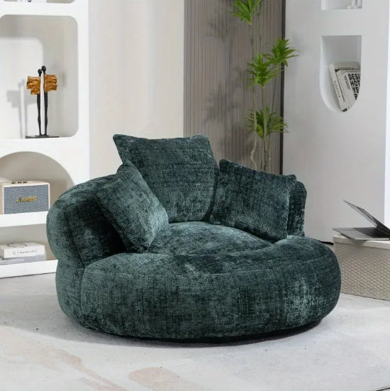 Bean Bag Chair Lazy Sofa Durable Comfort Lounger High Back Bean Bag Chair Couch Fit for Office