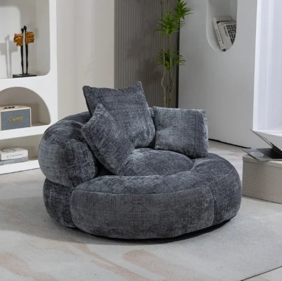 Bean Bag Chair Lazy Sofa Durable Comfort Lounger High Back Bean Bag Chair Couch Fit for Office