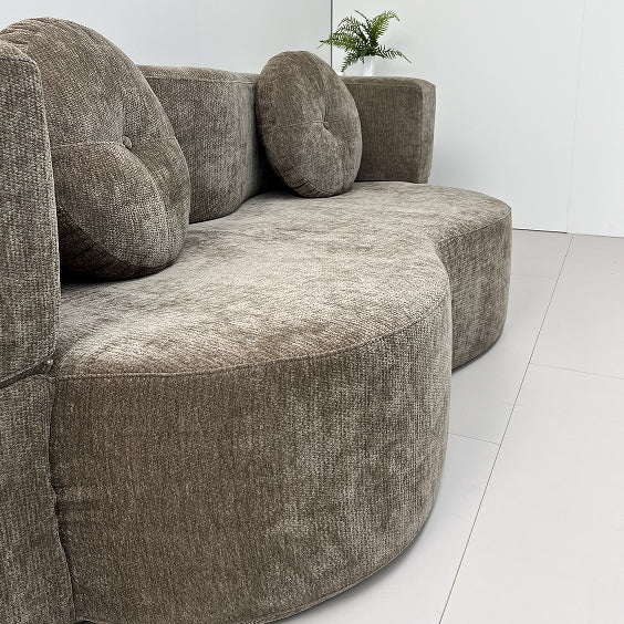 Modern Compression Sofa with 2 Pillows, 15" Full Size Folding Mattress, No Assembly Required, Ideal for Living Room, Guest Bed, and Game Room